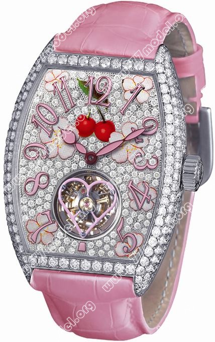 Replica Franck Muller 3080 T D CD Cintree Curvex Sakura Ladies Watch Watches